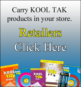 Buy KOOL TAK products for your retail show.