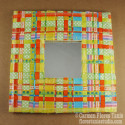 Handmade Spring Crafts: Make A Woven Ribbon Mirror