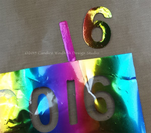Kool Tak New Year Centerpiece 2016 Foiled Numbers CWindham