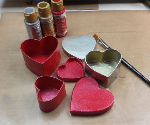 Kool Tak Valentine Box Stack paint boxes CWindham